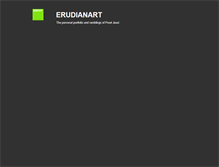 Tablet Screenshot of erudianart.com